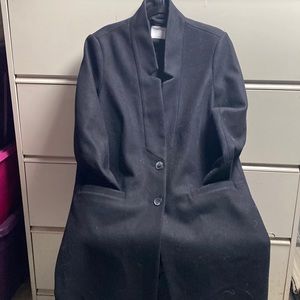 Old Navy Large Black Wool Coat